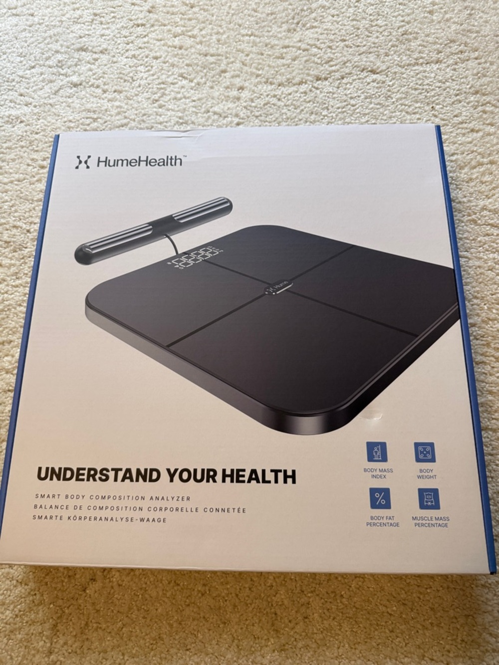 Hume Health scale body analyzer.